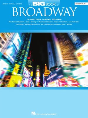 cover image of The Big Book of Broadway